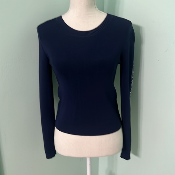 Michael Kors ribbed side logo tape stretchy top - Picture 3 of 8